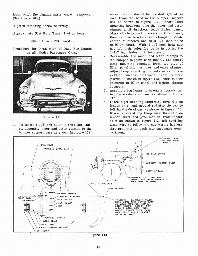 1951 Chevrolet Accessories Manual Page 63